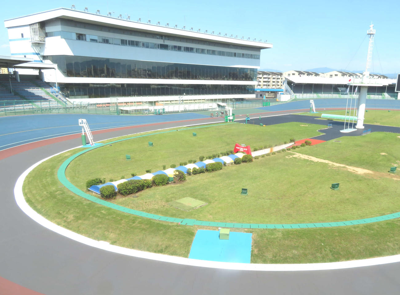 G1高松宮記念杯を開催する岸和田競輪場（2021年5月30日撮影）