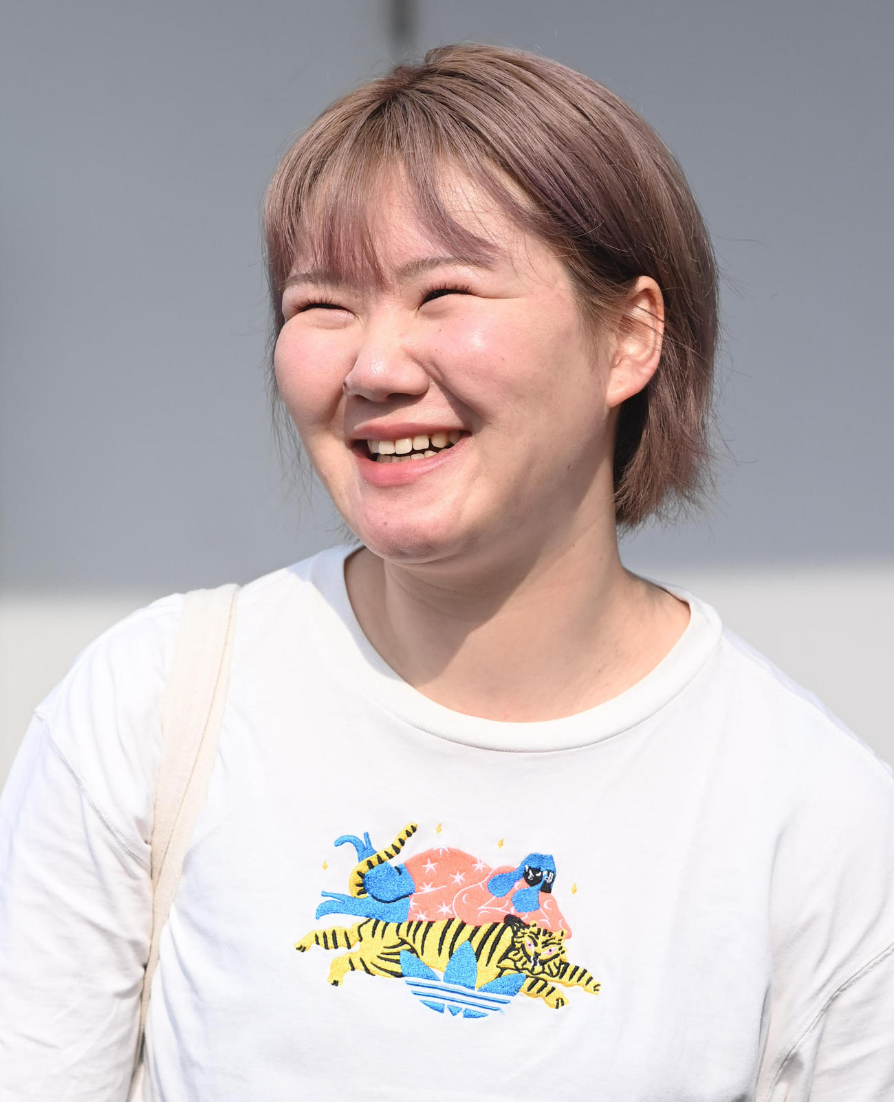 予選4着からの巻き返しを図る坂口風華（撮影・石井愛子）