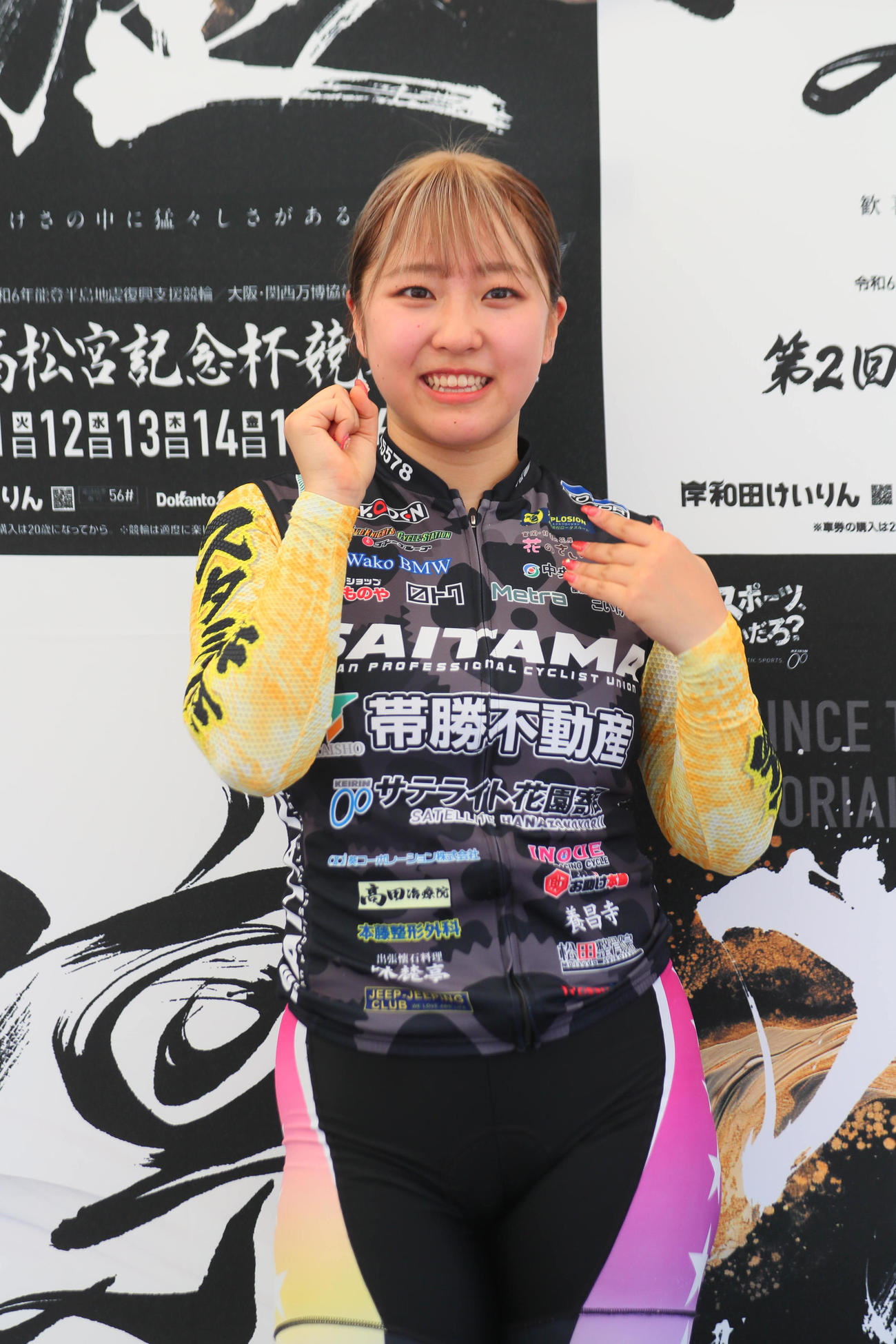 5Rを制した飯田風音（撮影・宮崎幸一）