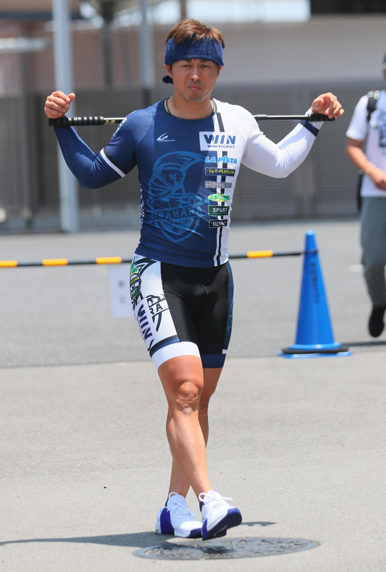 9Rを制した平原康多（撮影・宮崎幸一）