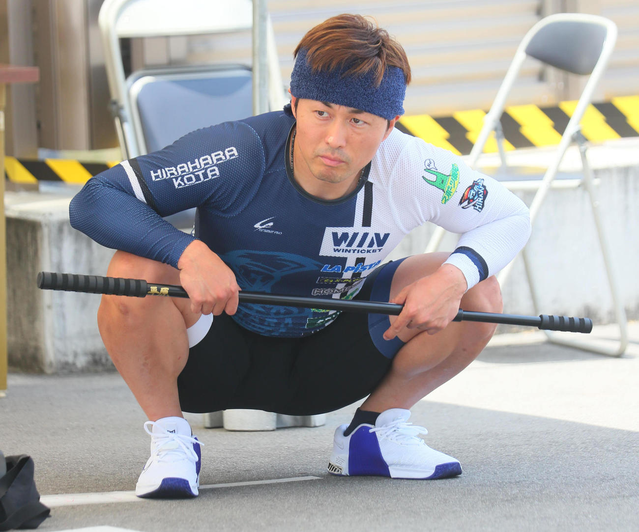 9Rを制した平原康多（撮影・宮崎幸一）