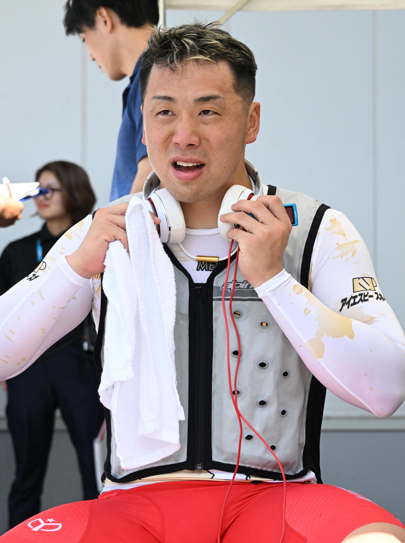 白虎賞行きが手に入った清水裕友（撮影・石井愛子）