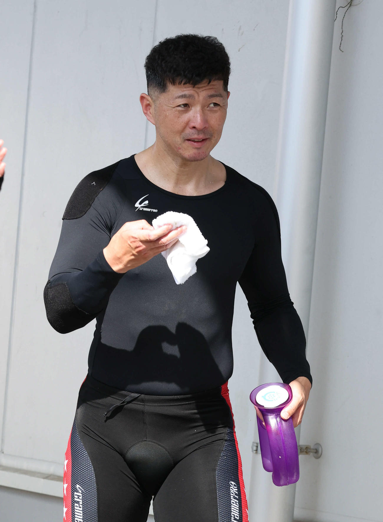 岸和田競輪第5日　10Rの東準決で2着となった松谷秀幸（撮影・西尾就之）