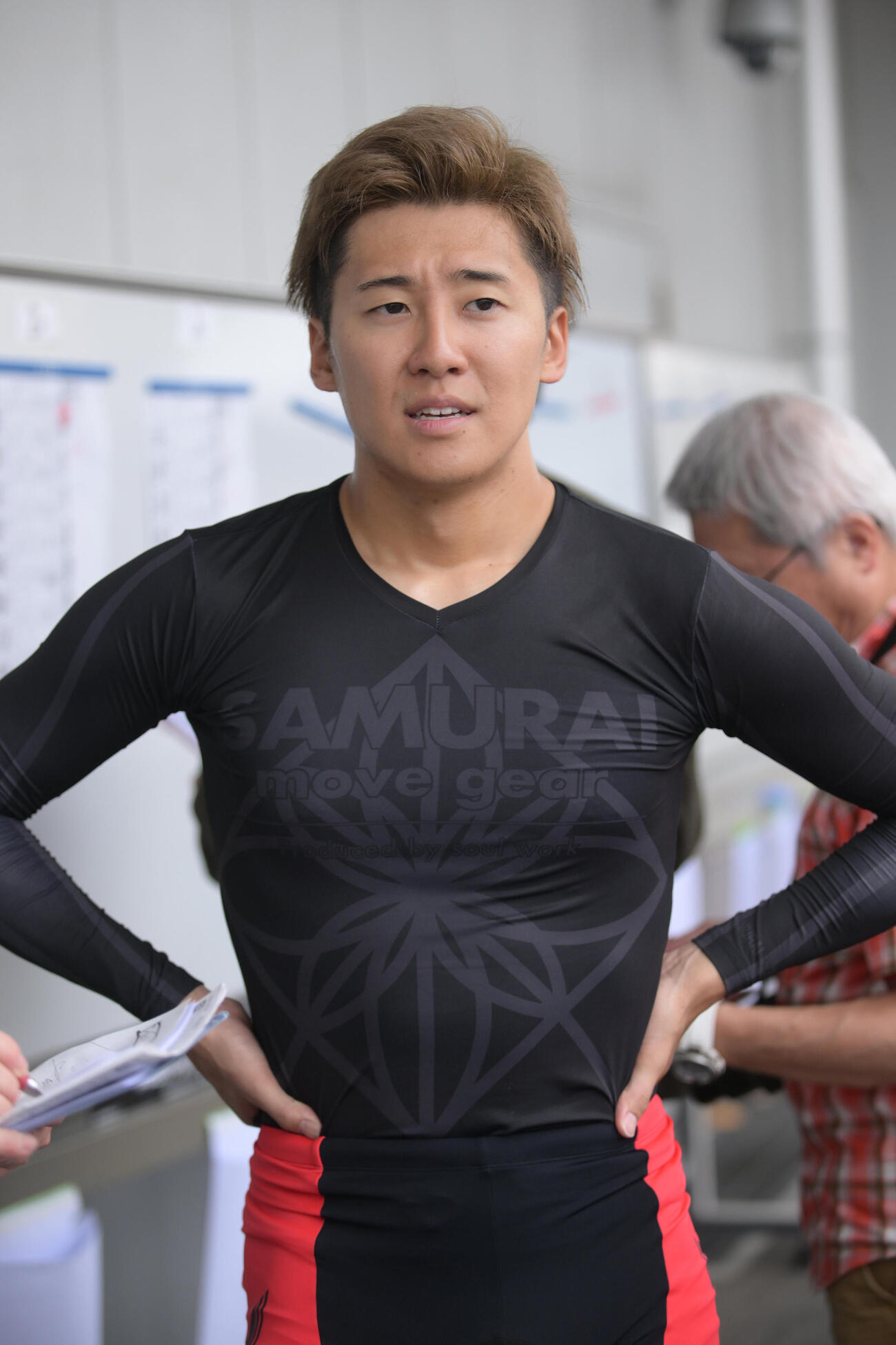 真杉匠が23年競輪祭Vと同じ単騎戦で決勝に挑む（撮影・滝沢美穂子）