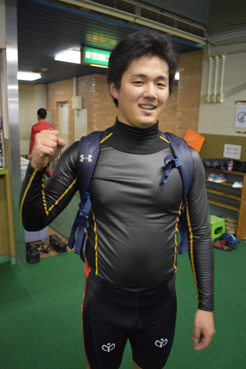 地元勢初勝利を挙げた大石剣士（撮影・松井律）