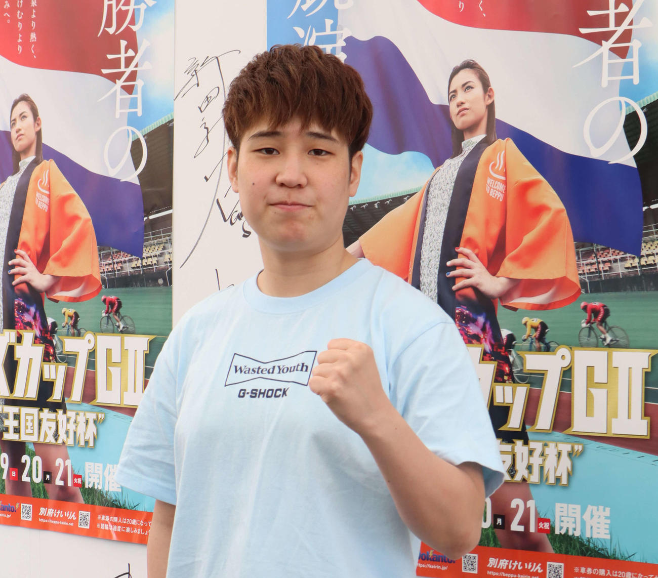 柳原真緒が新女王としての意地を見せる（撮影・音無剛）