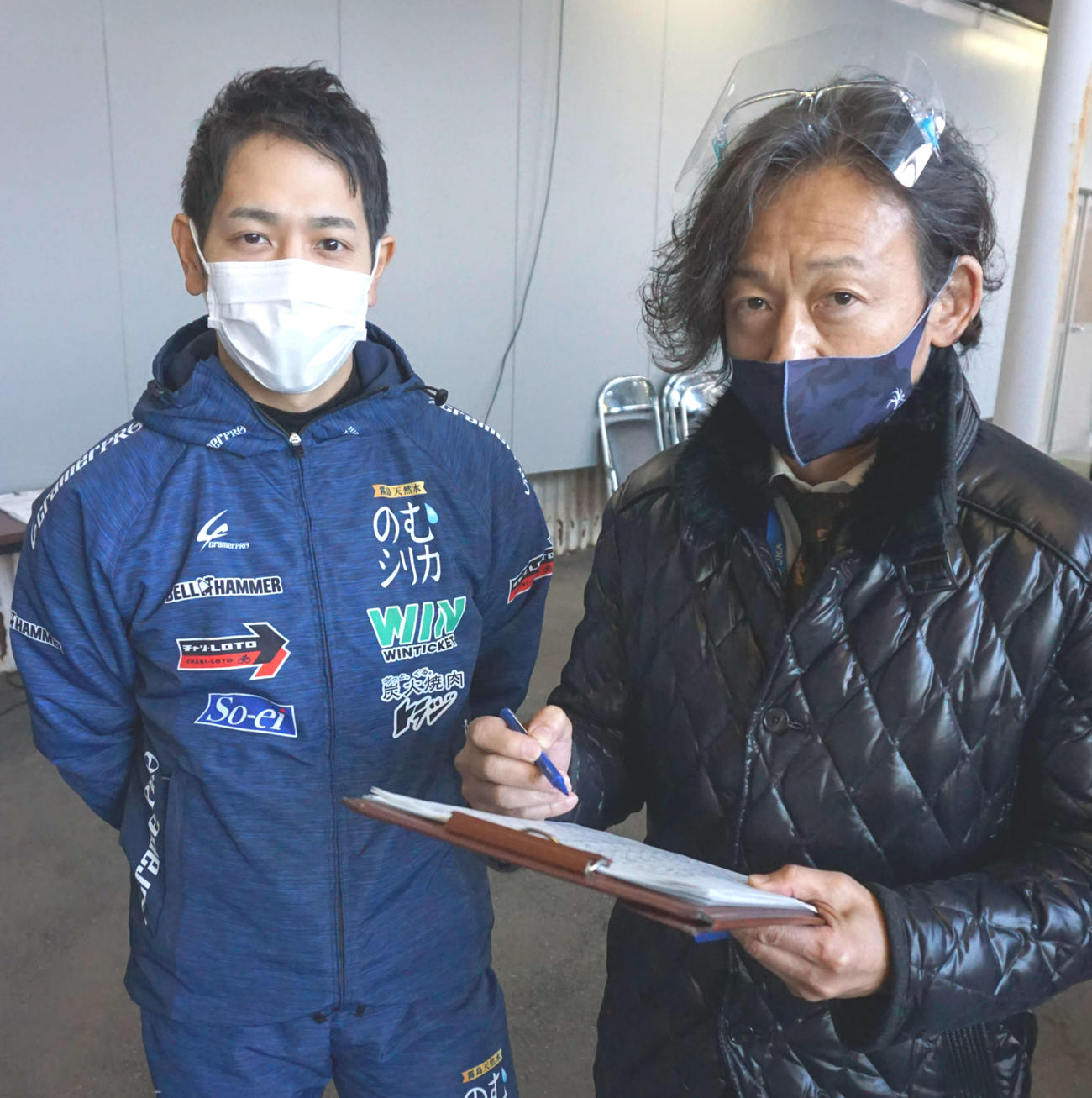 ヤマコウ（右）が決勝で本命に推した松浦悠士
