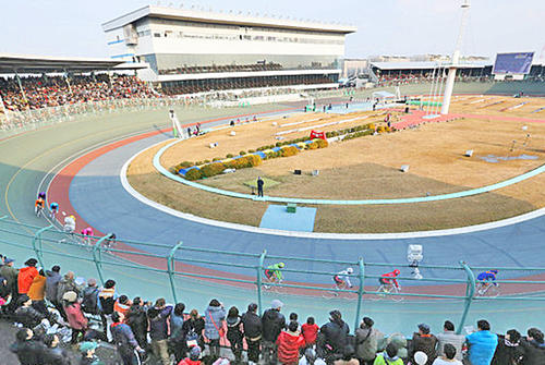 第70回・高松宮記念杯を開催する岸和田競輪場