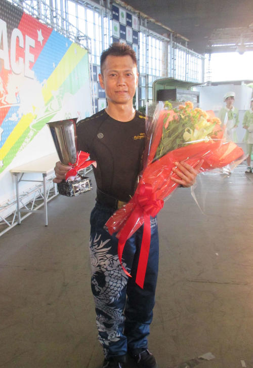 尼崎G3で今年5回目の優勝を飾った深川真二。今後のSG戦線が注目される（撮影・江崎禎紀）