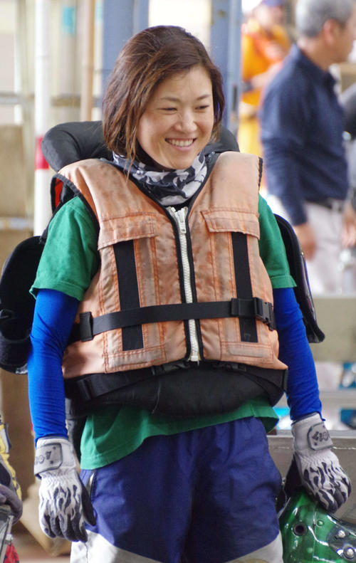 乗り心地を中心に上昇ムードの向井美鈴（撮影・渕上知）