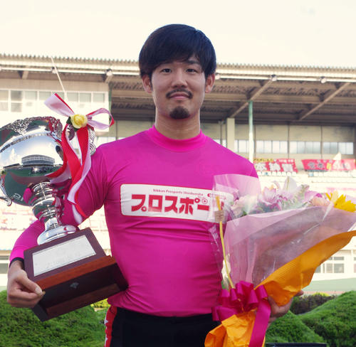G3初優勝を飾った宮本隼輔（撮影・村上正洋）