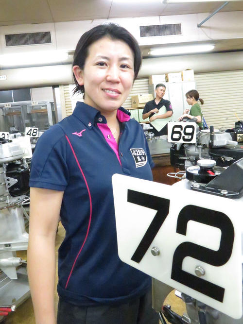 落合直子は内容十分の2、3着だった（撮影・津波謙次）