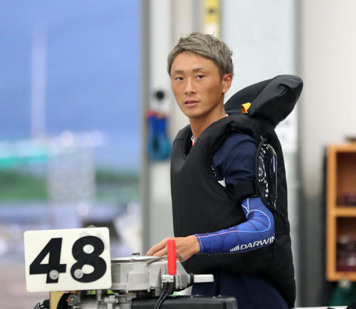 最高のスタートを切った峰竜太（撮影・梅根麻紀）