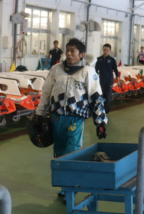 初日12Rドリーム戦は川北浩貴が何とか逃げ切った（撮影・工藤浩伸）