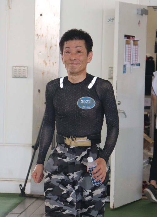 ベテラン西山昇一が元気いっぱいだ