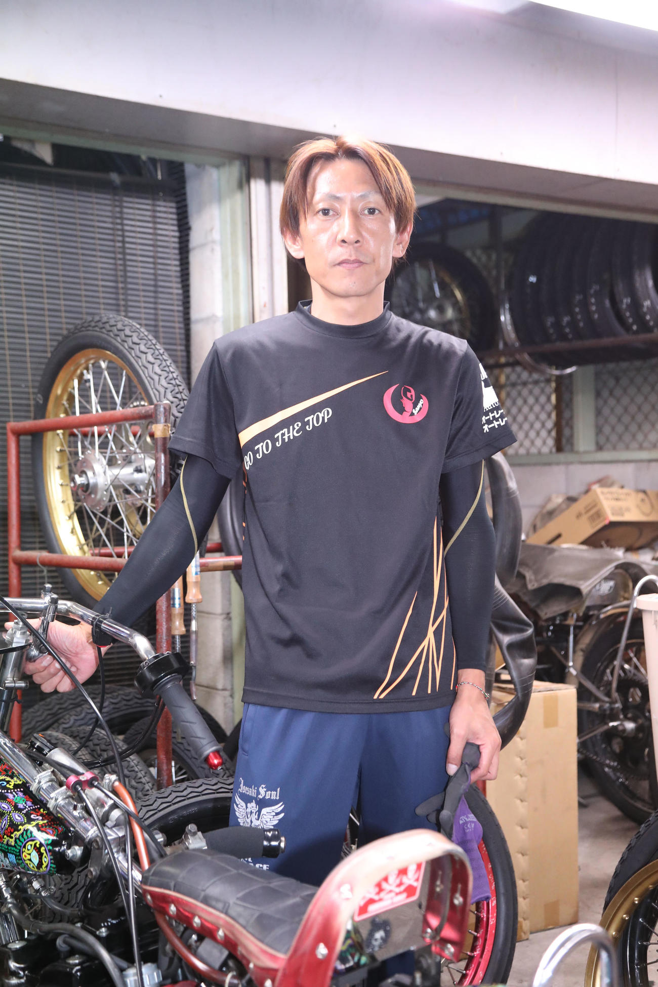 佐々木啓が絶好調「エンジンは伸び良くていい」山陽 - オート写真