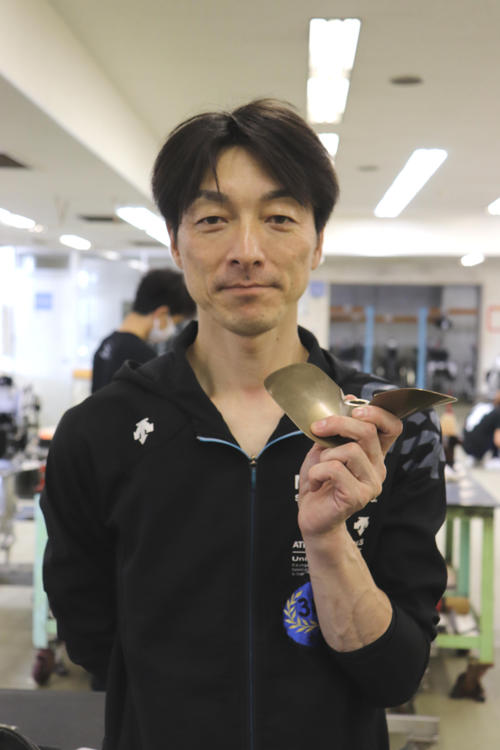 村田修次は「赤岩（善生）君と一緒の節は、前検からよく隣の整備台にいて『やってるね』」と声をかけ合うという（撮影・芹沢誠）