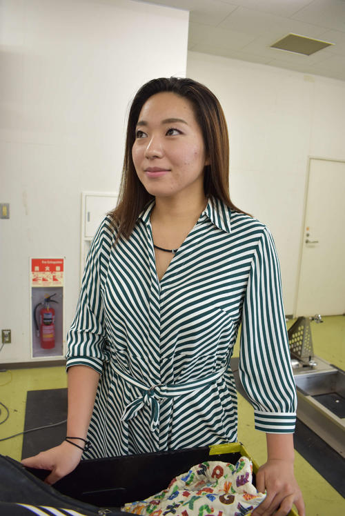 黒河内由実は台風被害にあった親族に勇気を与える走りを約束（撮影・松井律）