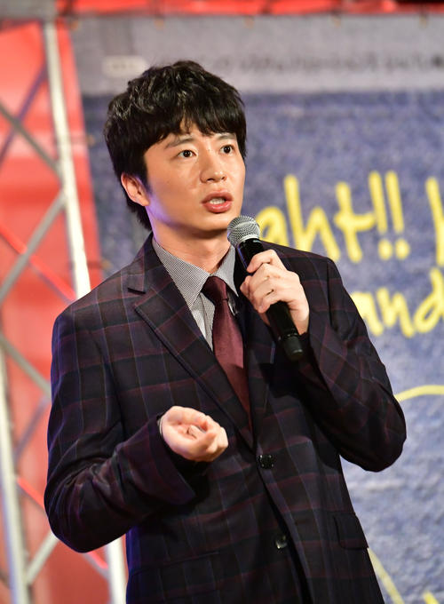 トークショウに登場の田中圭（撮影・外山鉄司）