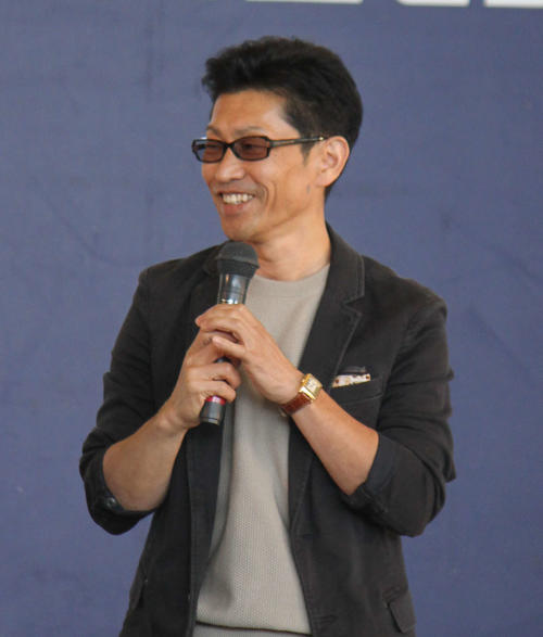 地元ファンに向けて第1回BBCへの意気込みを語った吉川元浩（撮影・北條直治）