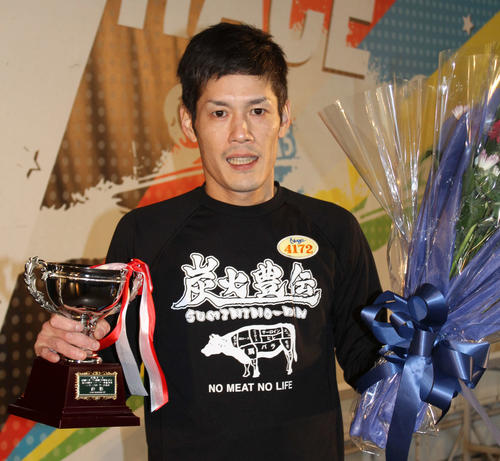 森定晃史がまさに早逃げで前走の三国一般戦に続いて、今年2回目のVをつかみ取った（撮影・北條直治）