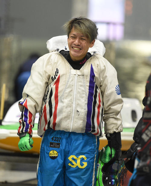 準優1枠を得てGP出場へ前進した平本真之（撮影・柴田隆二）
