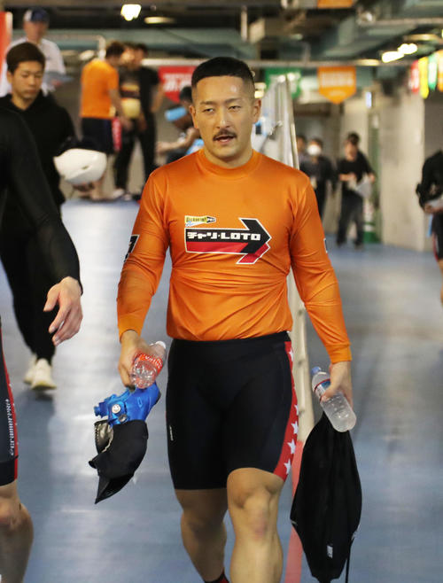 3Rで1着の松井宏佑（撮影・梅根麻紀）