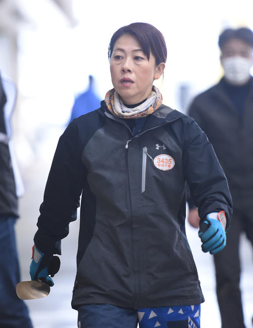 女王の座を狙う寺田千恵（撮影・今浪浩三）
