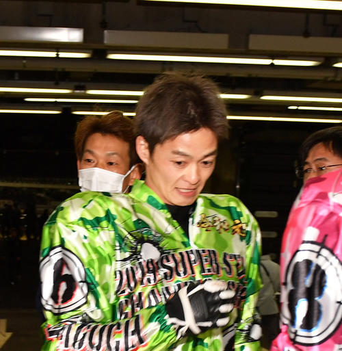 SS王座決定戦で2着の早川清太郎（撮影・柴田隆二）