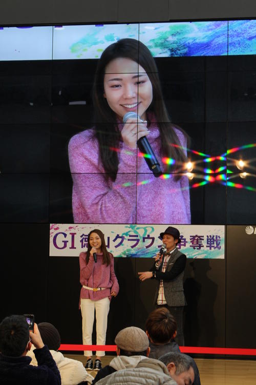 G1徳山クラウン争奪戦のイベントでクイーンズクライマックスを振り返る大山千広（撮影・芹沢誠）