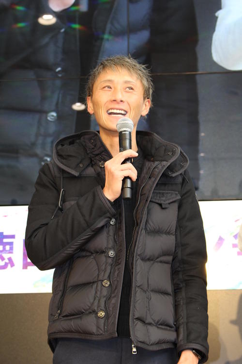 G1徳山クラウン争奪戦のトークイベントに来場した峰竜太（撮影・芹沢誠）