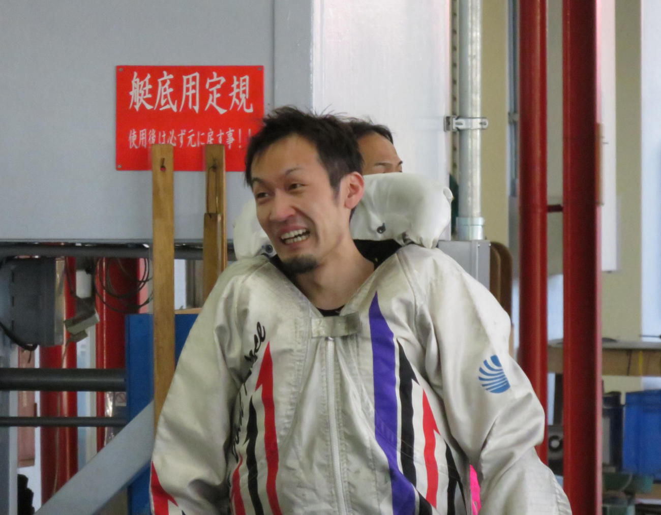 G1初優出の永田秀二。1号艇の重圧をはね返す