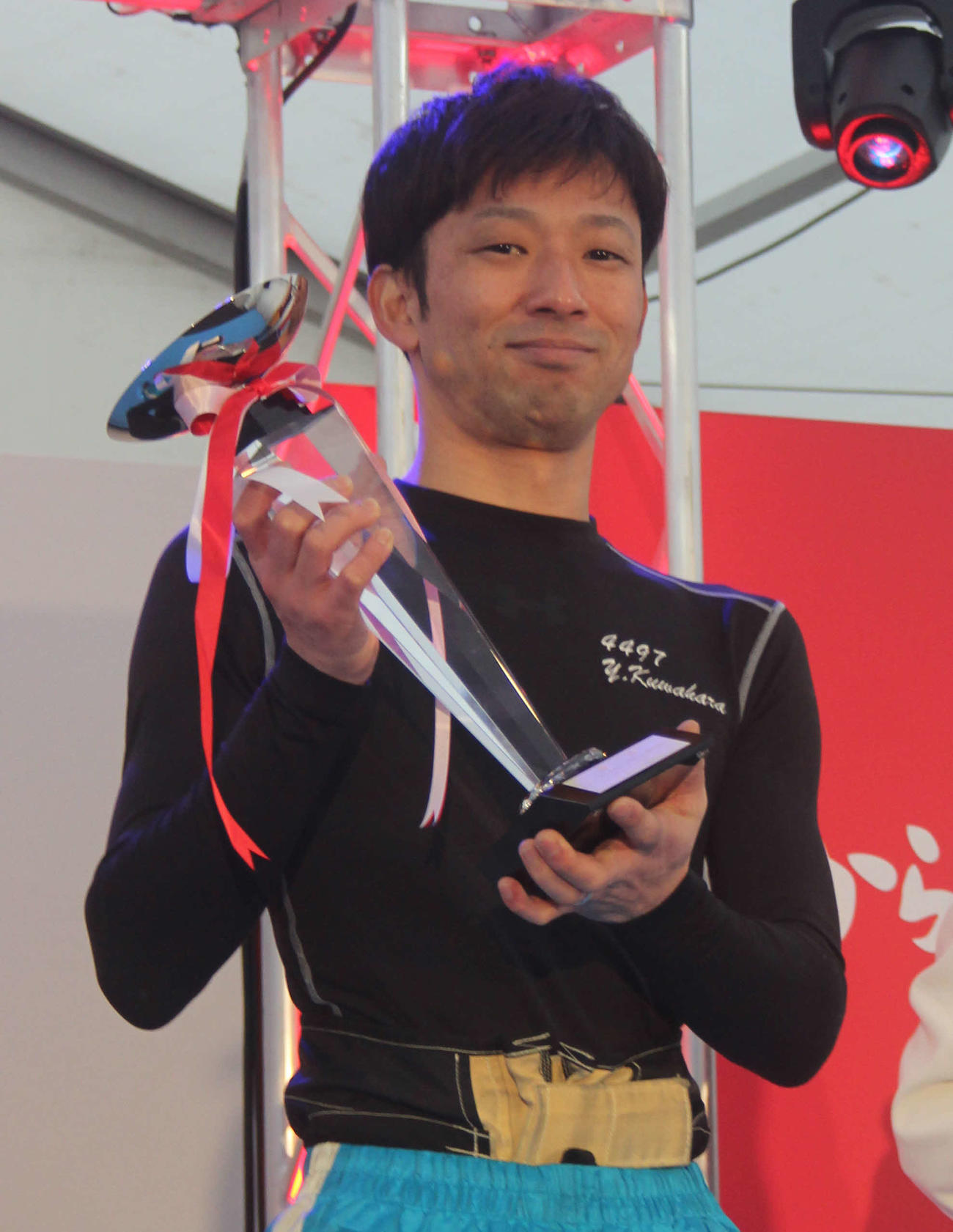 九州地区選の連続優勝を決めた桑原悠
