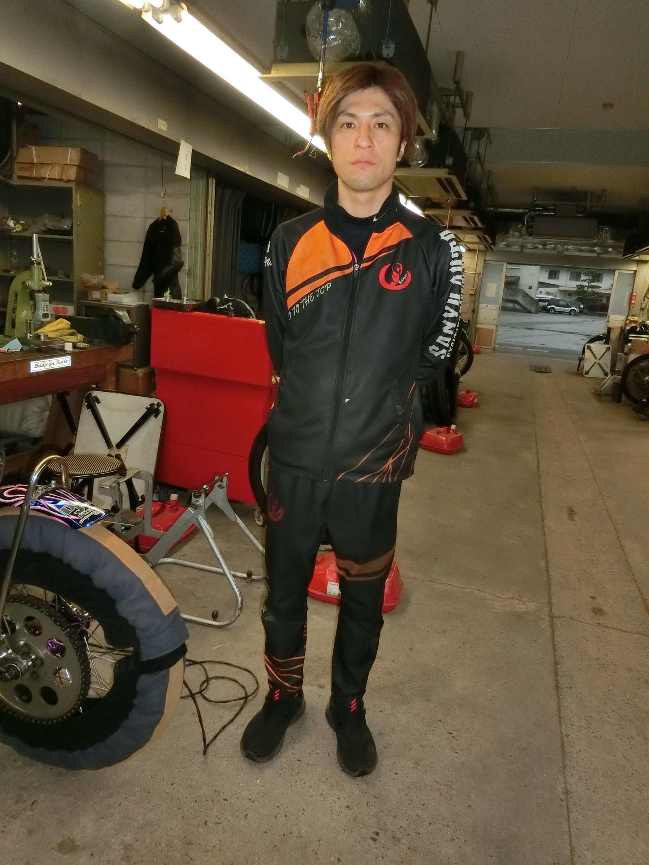 地元の丸山智史が4日目の1番時計を出した（撮影・海老原実）
