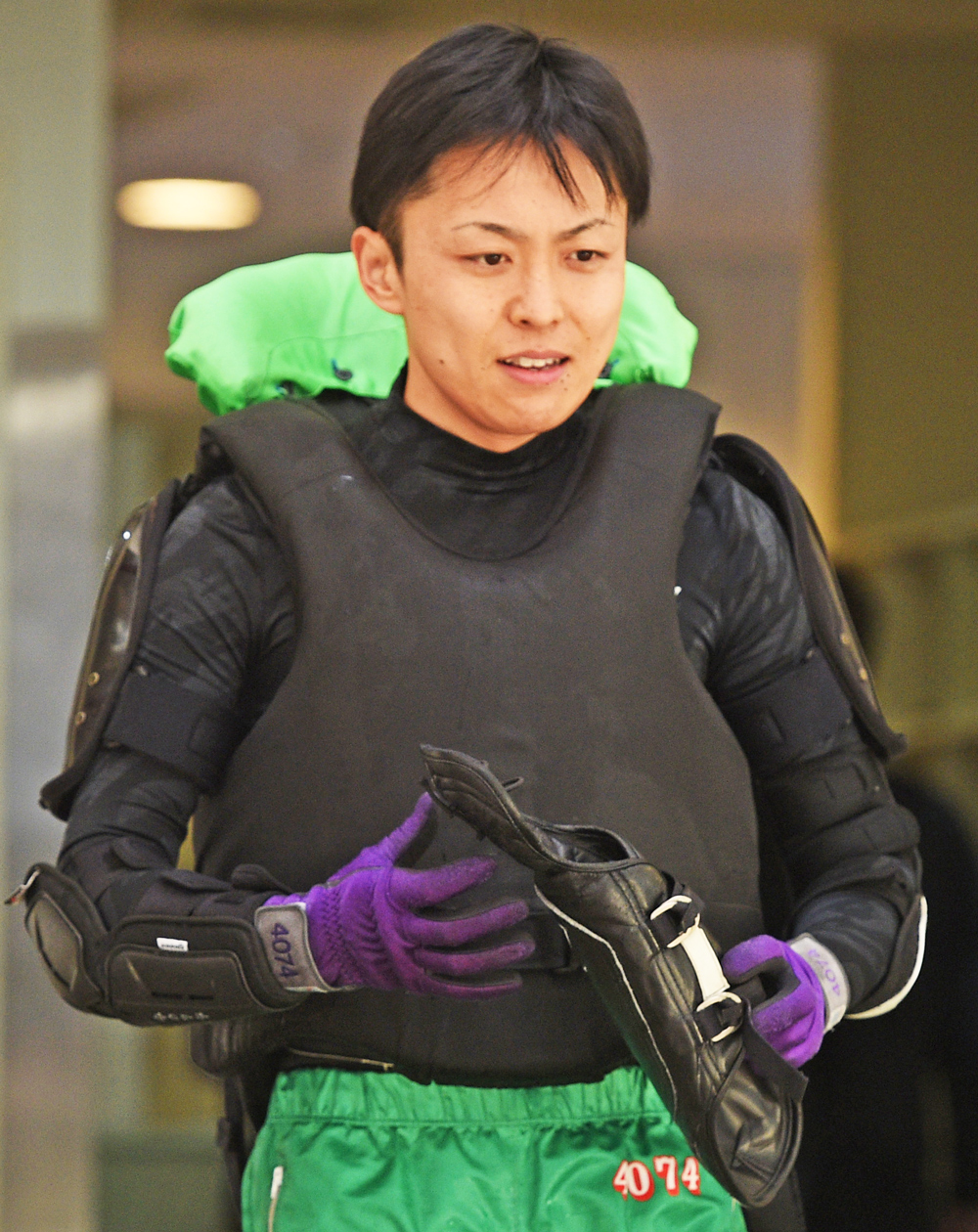 初日ドリーム戦で3着の柳沢一（撮影・柴田隆二）