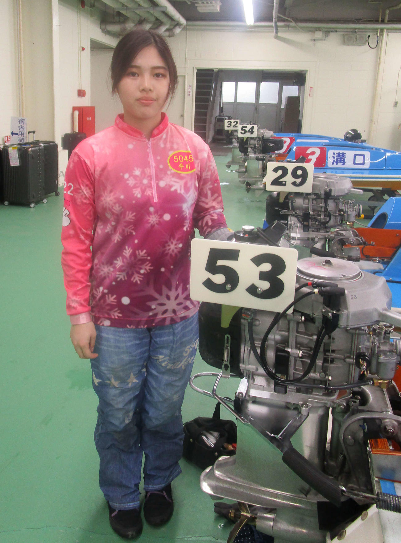 平川香織が2日目2、3着と巻き返しに成功（撮影・奈島宏樹）