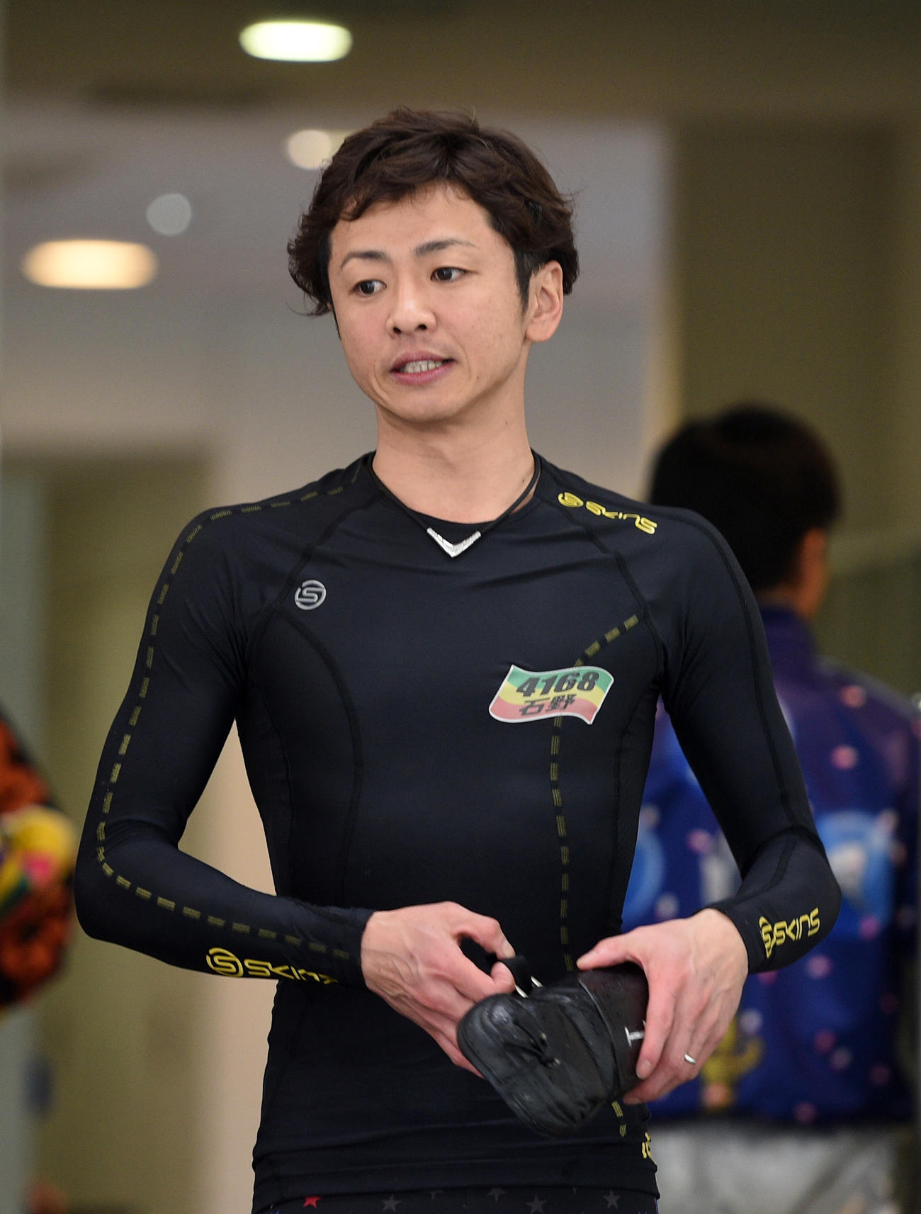 準優12Rで3着に敗れた石野貴之（撮影・柴田隆二）