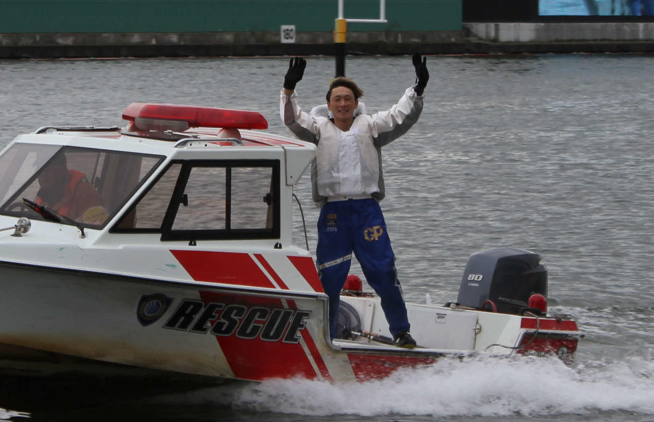 峰竜太がG1復帰戦をVで飾った（撮影・北條直治）