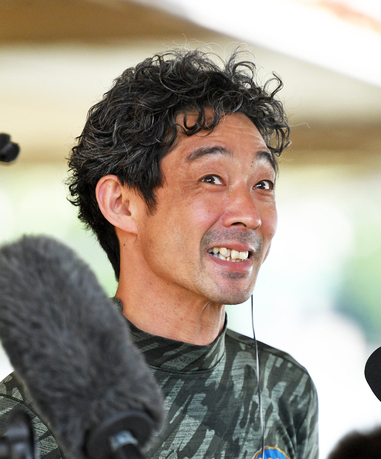 11R1着の荒井輝年は笑顔（撮影・渦原淳）