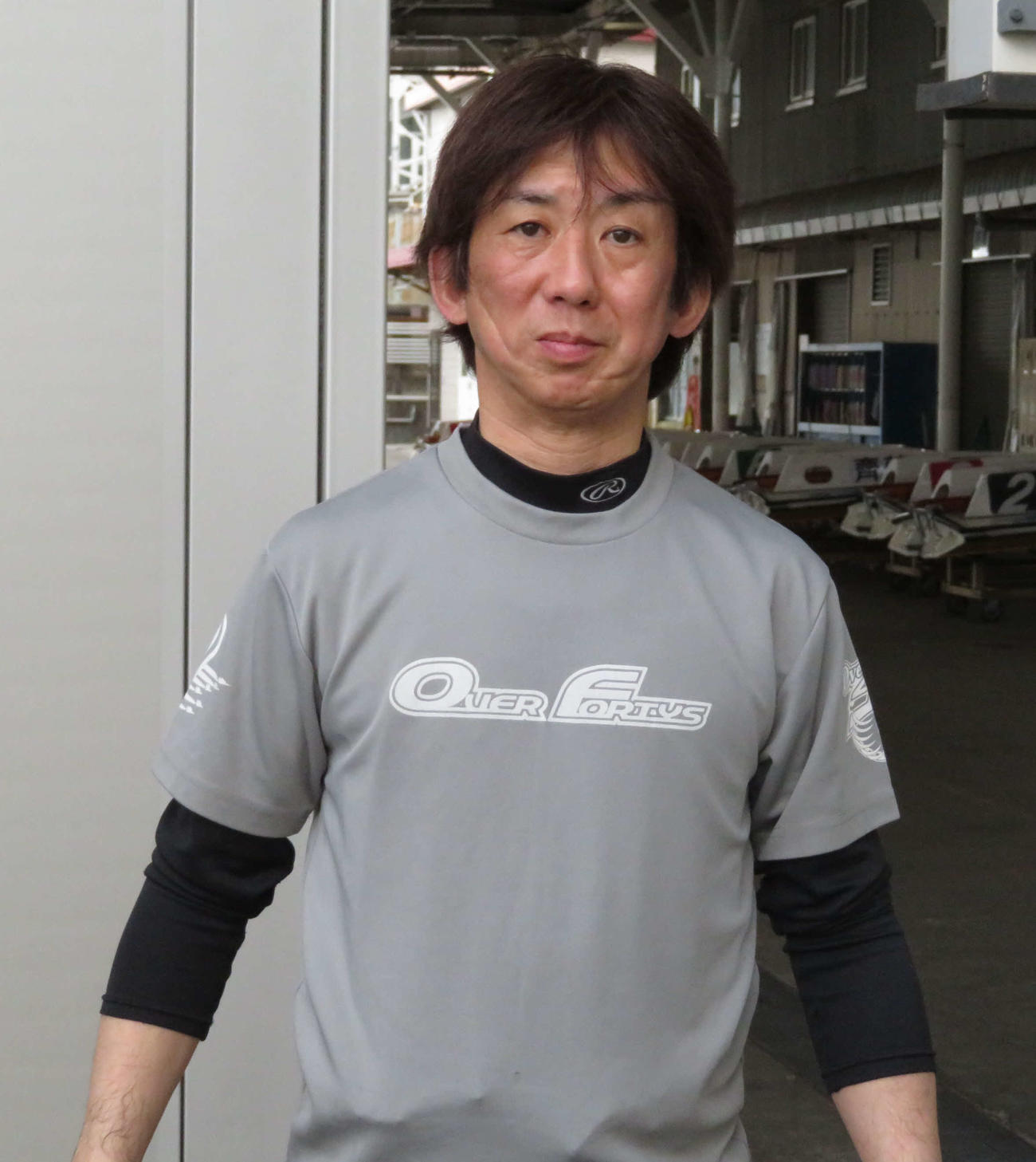 村田修次のマスターズ制覇を喜ぶ長岡茂一（撮影・古村亮）