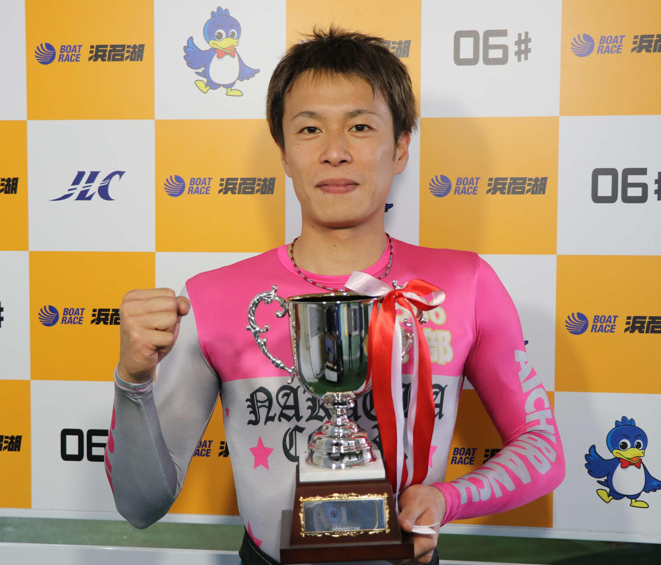 自身初の完全優勝を決めた磯部誠