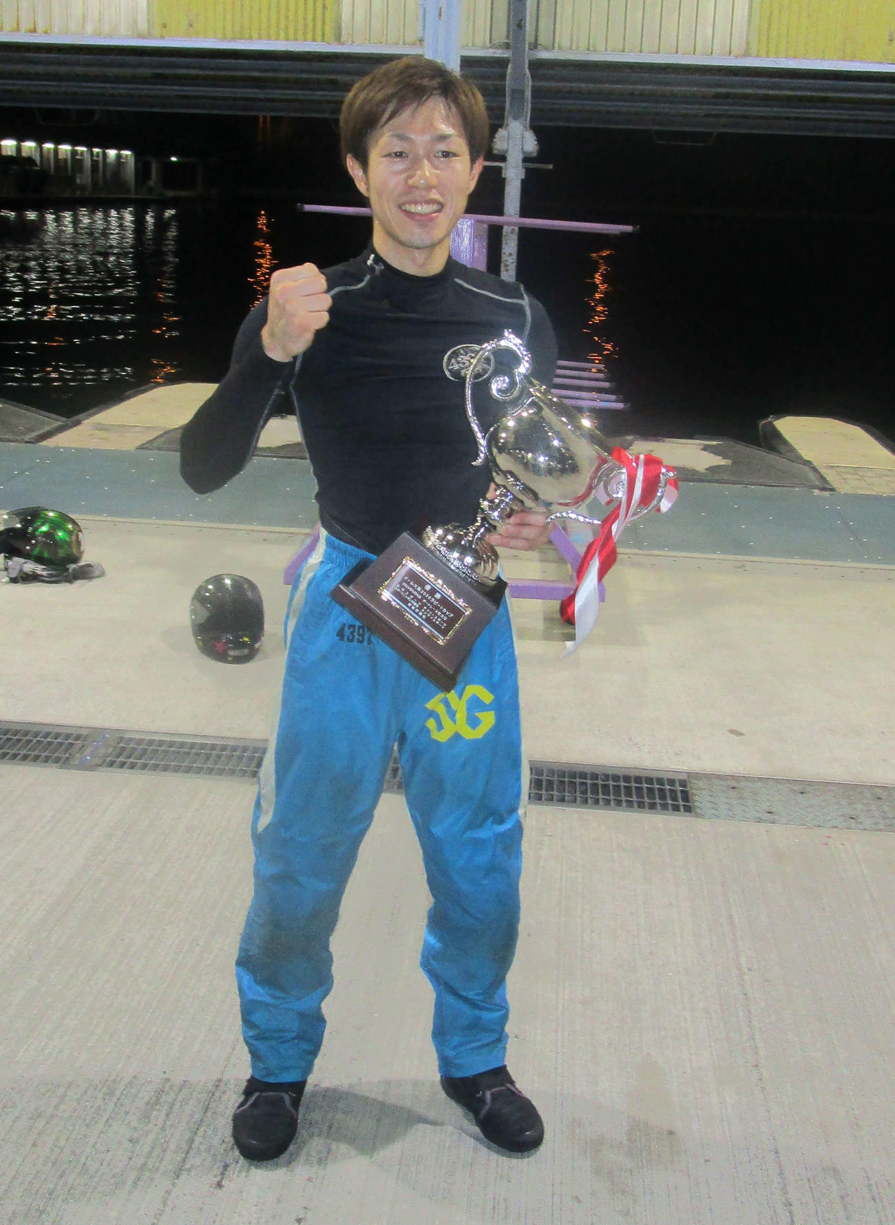 オール大阪初優勝を果たした西村拓也（撮影・奈島宏樹）