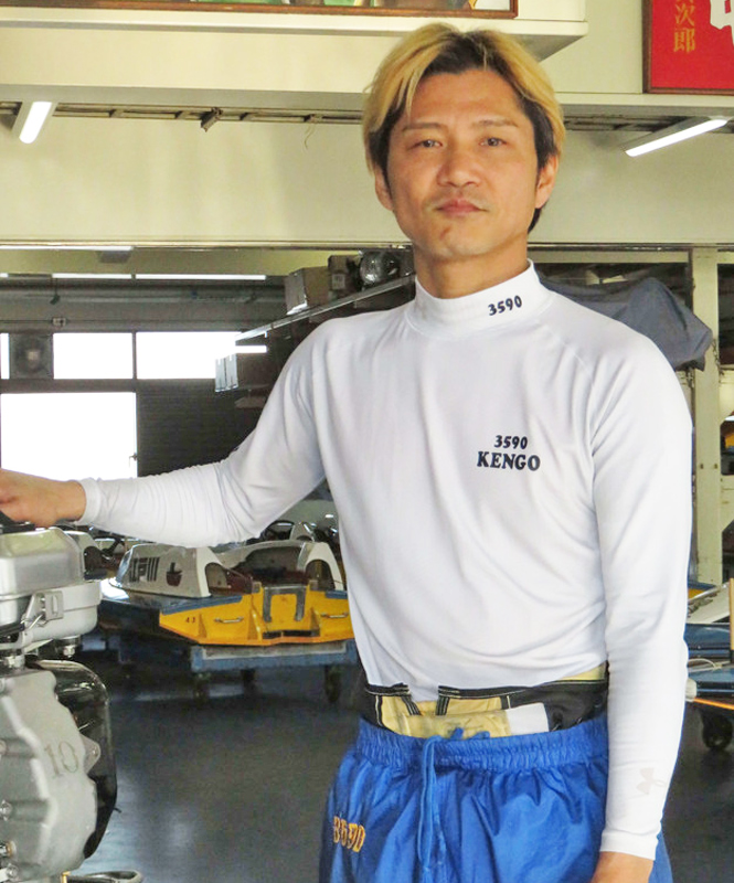 優勝戦3枠から一発を狙う浜野谷憲吾
