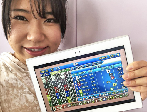 マイブームのボートレースをタブレットでせっせと購入