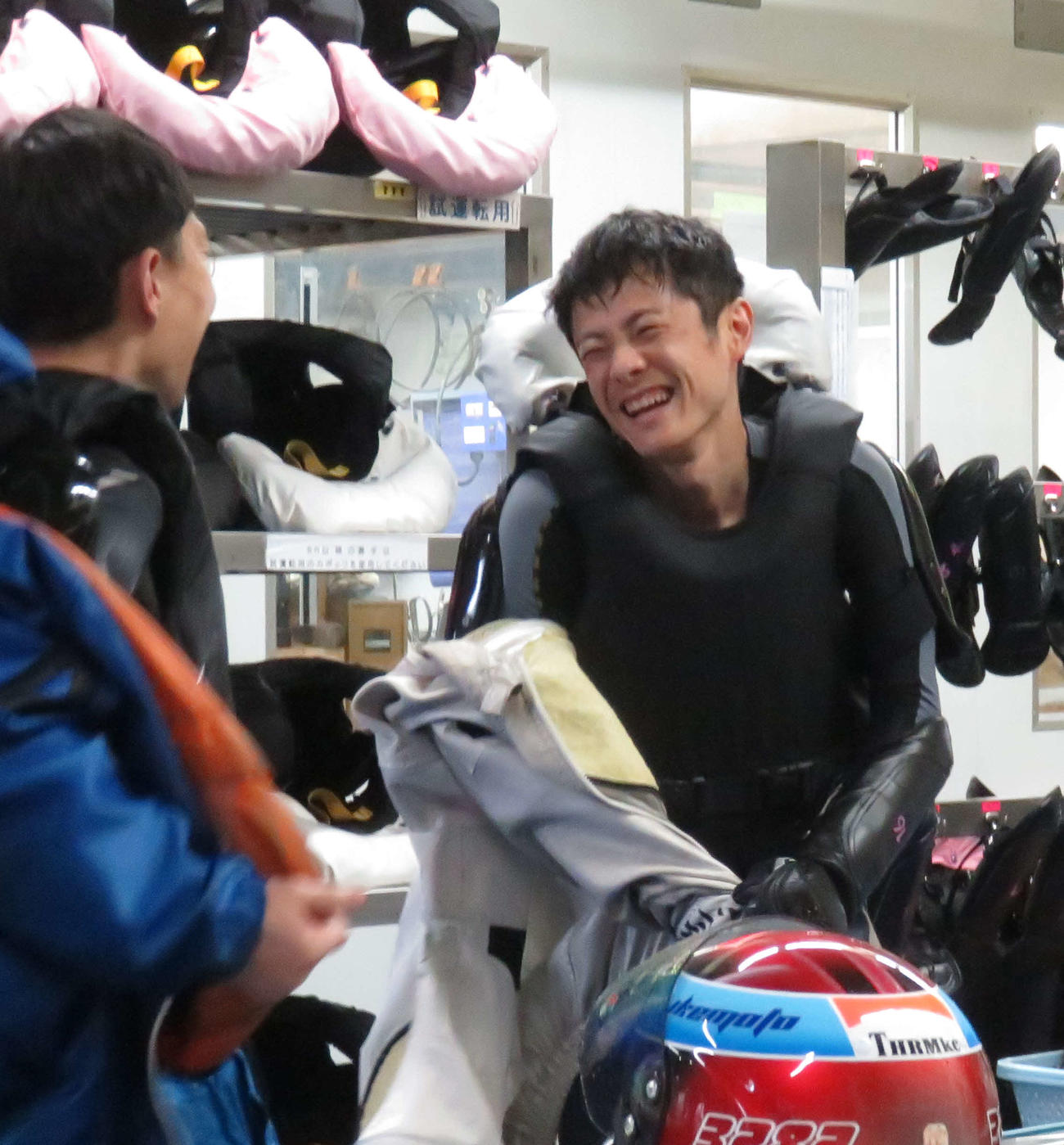 3日目に連勝して笑みを見せる君島秀三