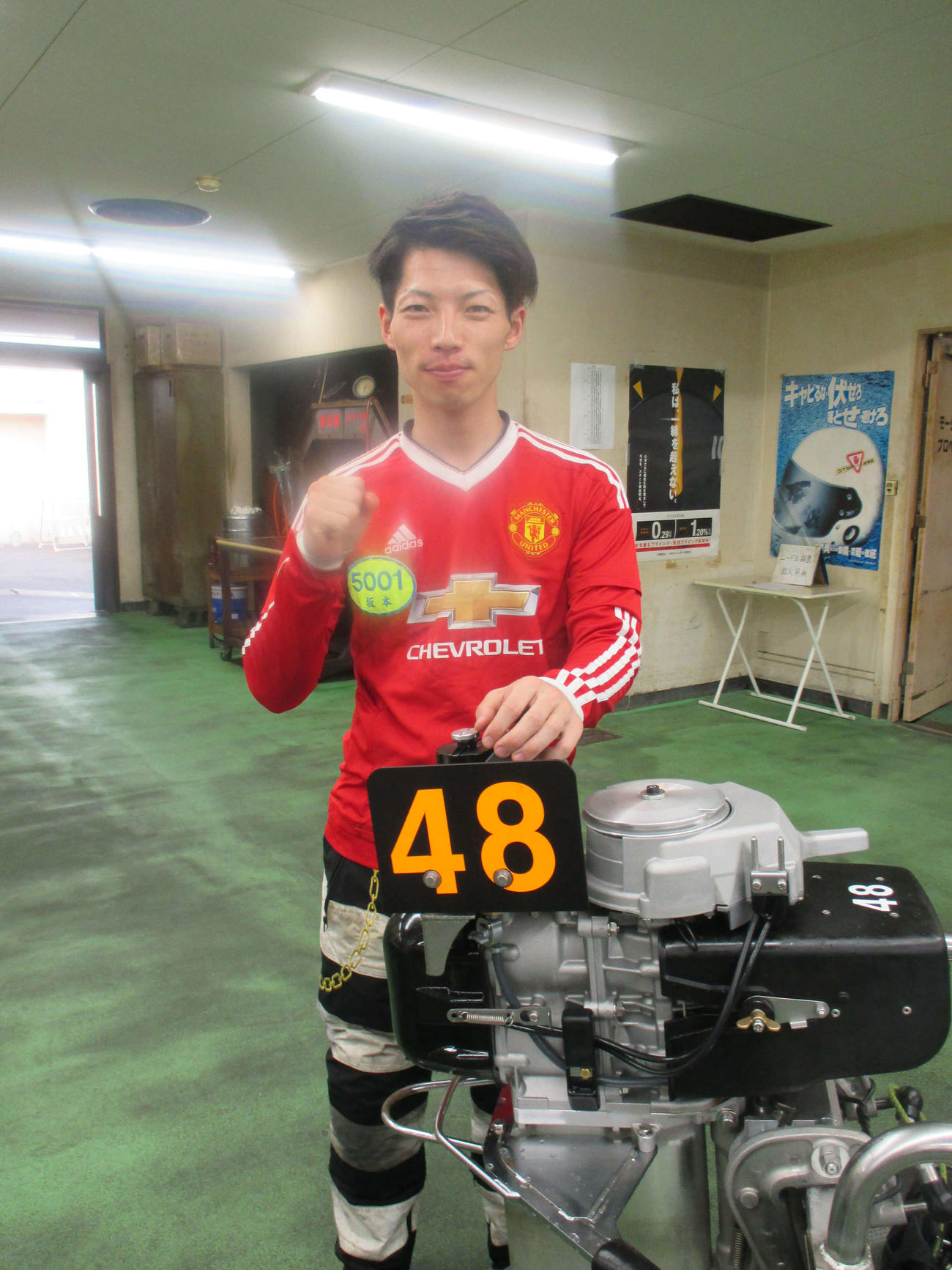 「今節は2～3勝したい」と気合が入る坂本雅佳（撮影・江崎禎紀）