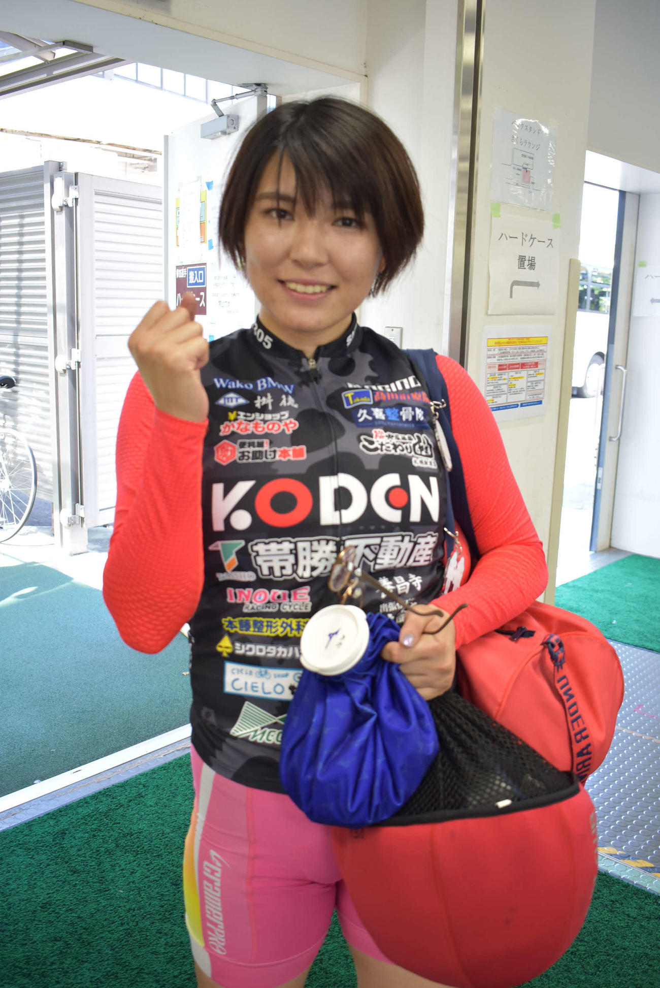 2日目は練習の成果を存分に発揮した野本怜菜（撮影・松井律）