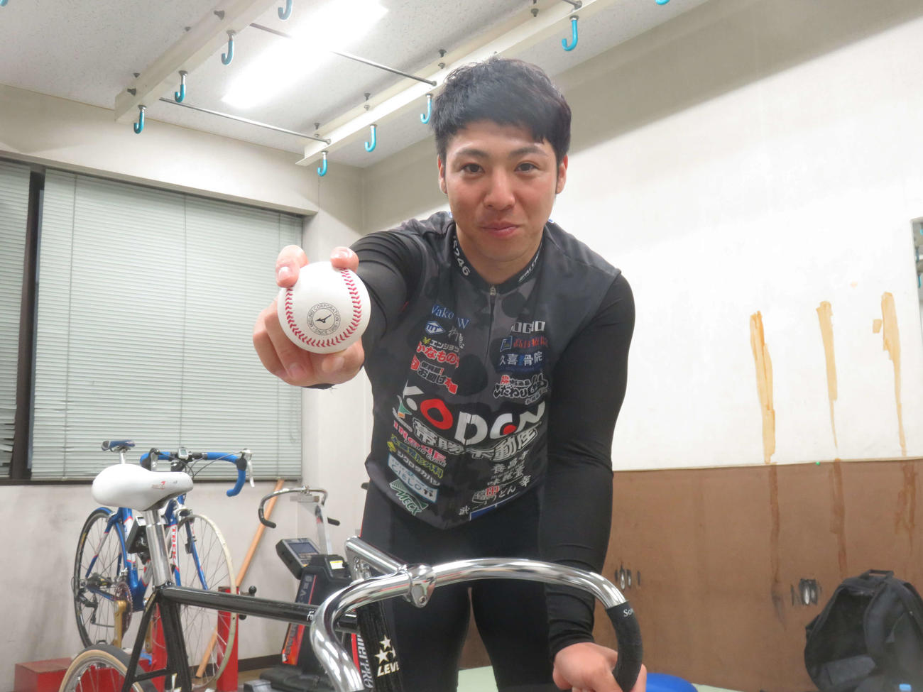 最速152キロの黒沢征治が競輪選手としてトップを目指す（撮影・栗田文人）