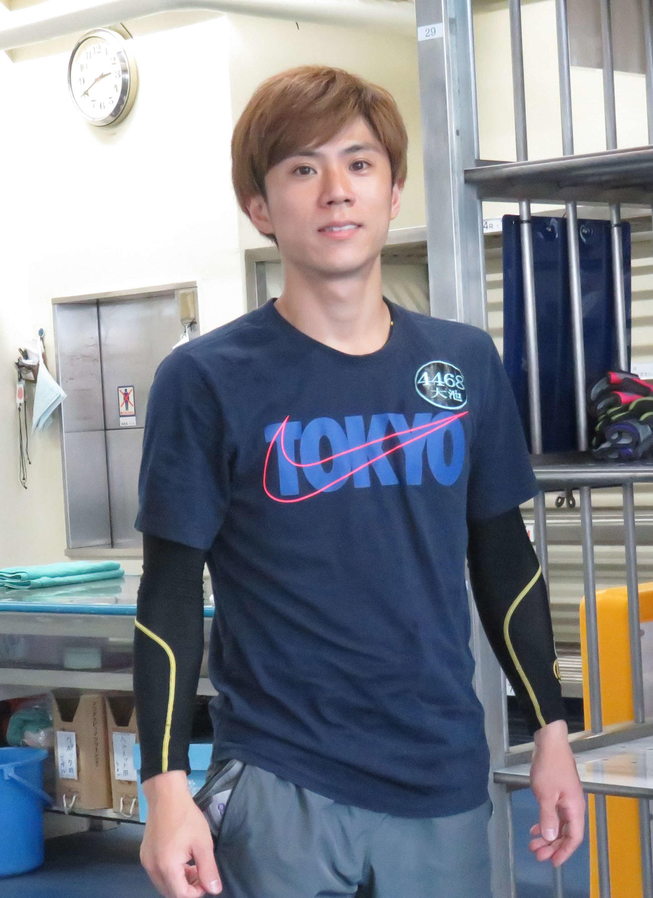最高潮のリズムで参戦する大池佑来