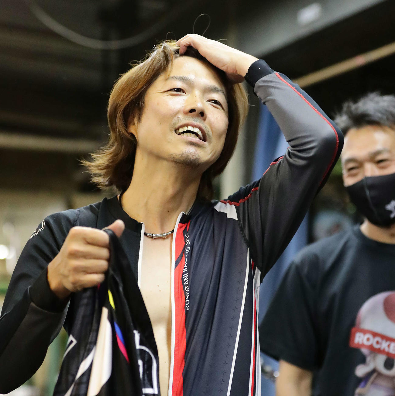 優勝戦12Rで2着になった有吉辰也（撮影・丹羽敏通）